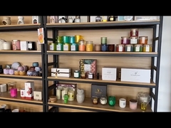 Handgefertigte David Gips-Gipsduft-Gardenia-Duftkerze für Weihnachten