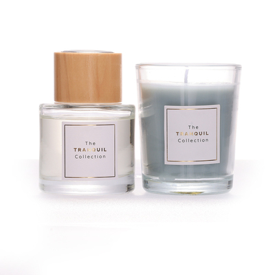 Kundenspezifische duftende Kerzen Reed Diffuser Set Private Label