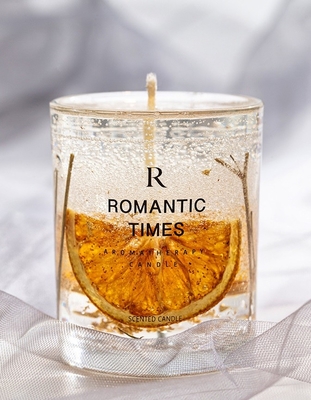 AROMA-AUSGANGSdekor-Blume riechen Jelly Fragrance Candle Luxury Private, Aufkleber-Gel-Sojabohnenöl-, daswachs Kerze im Glasgefäß roch