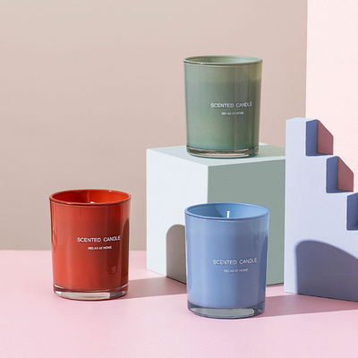 AROMA-AUSGANGSverkaufsschlager-fertigte aromatischer Geschenkbox-Satz natürlichen duftenden Kerzen-Satz des Glasgefäß-100% besonders an