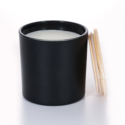 Kundengebundenes großes Sojabohnenöl-Luxuswachs-Luxusglasaromatherapie-Parfüm Woodwick Soems roch Kerzen-Halter-Gläser für Frauen-Geschenk S