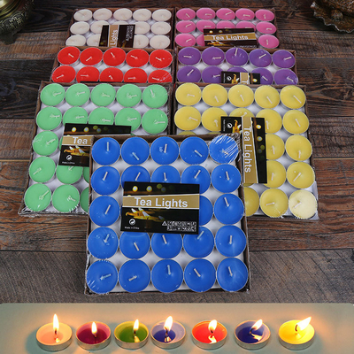 Aromatherapie-Herz formte rauchloses Tealight-Sojabohnenöl-Wachs roch Kerzen 50 PC