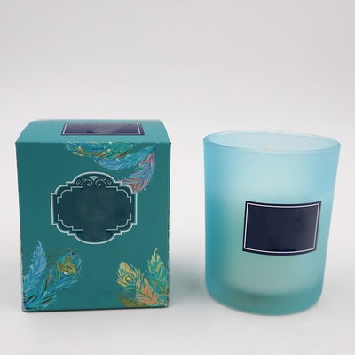 Freundliches Capri blaues Sojabohnenöl-duftende Kerze Eco in Rosemary Lavender Smell