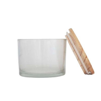 Aroma-Ausgangsklarglas Tealight-Kerzen-Schalen-Dekoration 11x8 für Mittelstücke
