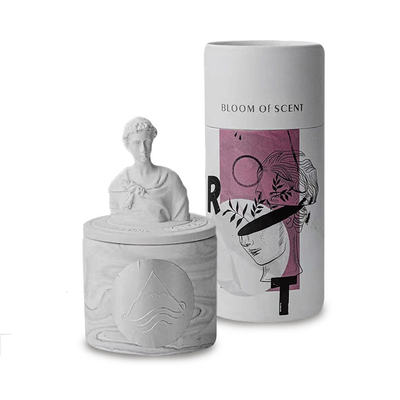 Gardenia Ginger And Orange Scented Soy-Wachs-Aroma-Ausgangskerzen-Gewohnheit druckte 65g