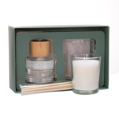 Kundenspezifische duftende Kerzen Reed Diffuser Set Private Label