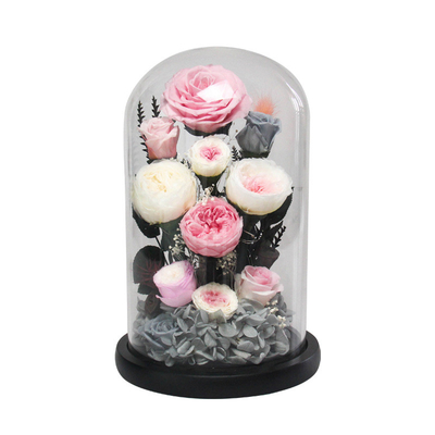 Handgemachtes Trockenblume-Aroma-Trockenblumengesteck 1.1KG 17×27cm für Hochzeit