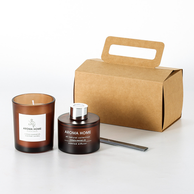 Luxus-Duft Hochzeit Party Jar Candle Reed Diffusor Geschenkset Colorful Wellness