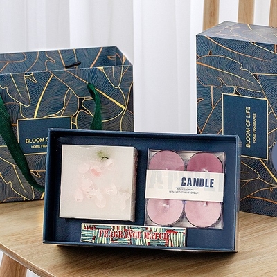 AROMA HOME Luxus-Hochzeitsgeschenk Reiseduftende Stumpenkerze mit individuellem Logo