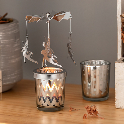 Glas Jar Aromatherapy Geometry Merry Go Round duftende Sojakerzen Private Label
