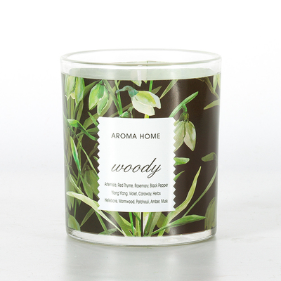 Private Label Aromatherapie-Gläser Luxus-Soja-Duftkerze 220 g 8 x 9 cm