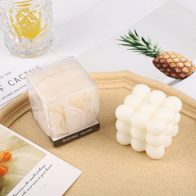 AROMA HOME Cube Ball Shape Macarons Farbe geschnitzte Duftkerzen für die Hochzeit
