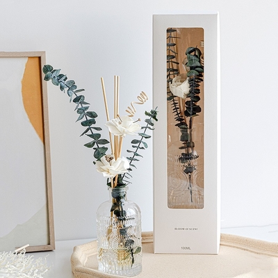 Geprägter Blumenduft-Lufterfrischer Natürlicher Reed-Diffusor 100 ml für das Büro