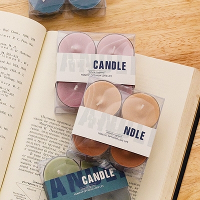 PC DES AROMA-AUSGANGS 4 verpacken Ingwer-orange Rose Fragrance Soy Wax Scented-Tee-Licht-Kerzen der hohen Qualität der Aromatherapie-DIY