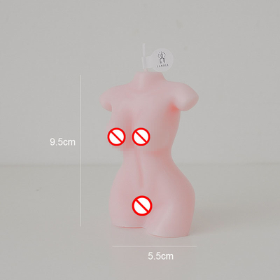 AROMA-AUSGANGShandgemachte Eigenmarke kundengebundenes Frauen-Körper-Curvy weiblicher Torso-nacktes Modell-Shaped Carved Scent-Sojabohnenöl-Wachs Cand