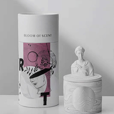 AROMA keramisches Kerzen-Glas kundenspezifische dekorative Kerzen-Duft-griechische Skulptur-David Statue Vessels Candles Scenteds mit L