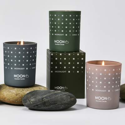 Organisches Aromatherapie-Sojabohnenöl-Wachs roch die langlebige Glas-Kerzen-Eigenmarke