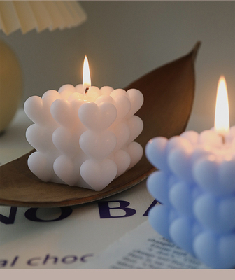 Würfel-Aromatherapiesojabohnenölwachswürfel-Blasenkerze AROMA-AUSGANGSins-Soems Rubiks roch geometrische Kerzen für Inneneinrichtung