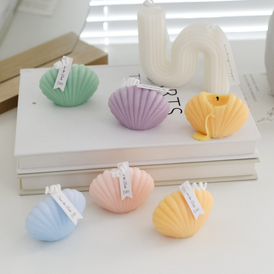 AROMA-AUSGANGSins-Soem-Würfel-Verzierungen Shell Aromatherapy Soy Wax Creative rochen Kerzen für Geburtstags-Geschenk-Inneneinrichtung