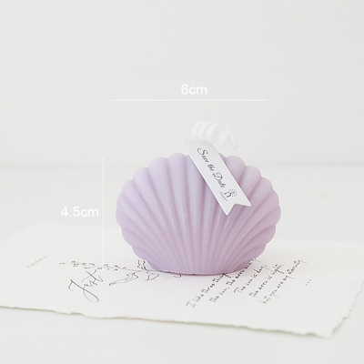 AROMA-AUSGANGSins-Soem-Würfel-Verzierungen Shell Aromatherapy Soy Wax Creative rochen Kerzen für Geburtstags-Geschenk-Inneneinrichtung