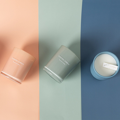 AROMA-AUSGANGSverkaufsschlager-fertigte aromatischer Geschenkbox-Satz natürlichen duftenden Kerzen-Satz des Glasgefäß-100% besonders an