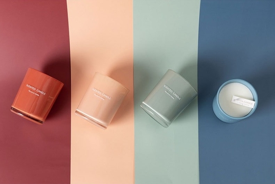 AROMA-AUSGANGSverkaufsschlager-fertigte aromatischer Geschenkbox-Satz natürlichen duftenden Kerzen-Satz des Glasgefäß-100% besonders an