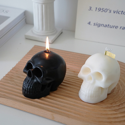 Roch Halloween-kreatives Hauptdekor-Sojabohnenöl-Wachs-handgemachter Schädel Kerzen