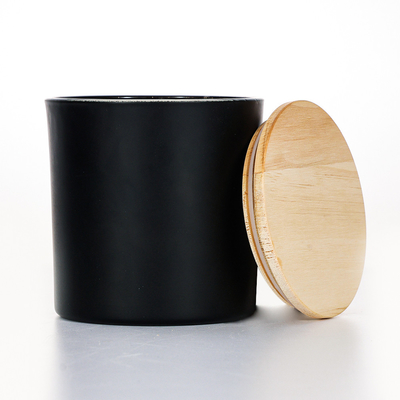 Kundengebundenes großes Sojabohnenöl-Luxuswachs-Luxusglasaromatherapie-Parfüm Woodwick Soems roch Kerzen-Halter-Gläser für Frauen-Geschenk S