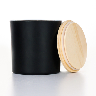 Kundengebundenes großes Sojabohnenöl-Luxuswachs-Luxusglasaromatherapie-Parfüm Woodwick Soems roch Kerzen-Halter-Gläser für Frauen-Geschenk S