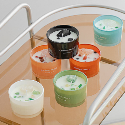 Duft-Mini Small Scented Soy Candle-Glas kundenspezifischer Logo Private Label In Bulk