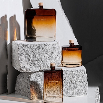 Hauptreed diffuser fragrance perfume crystal-Glas-Flasche des Aromatherapie-ätherischen Öls