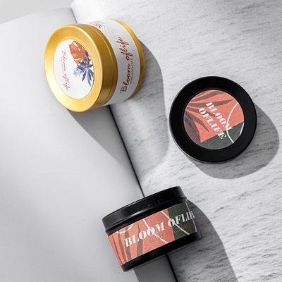 AROMA-HAUS fertigte Mini Black besonders an und goldenes Farbgeschenk stellte der 5 Geruch-Hauptduft-duftende Sojabohnenöl-Wachs-Kerze ein