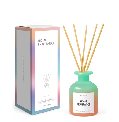 Flaschen-Luft-frische Schlafzimmer-Glasflaschen-Blume Reed Diffuser des Aromatherapie-ätherischen Öls