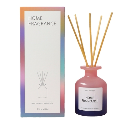 Flaschen-Luft-frische Schlafzimmer-Glasflaschen-Blume Reed Diffuser des Aromatherapie-ätherischen Öls