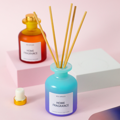 Flaschen-Luft-frische Schlafzimmer-Glasflaschen-Blume Reed Diffuser des Aromatherapie-ätherischen Öls