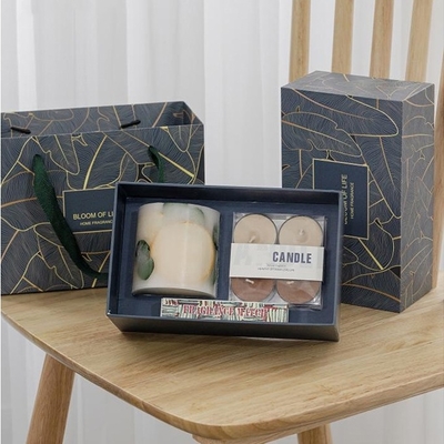 Zylinderförmiges Schalen-Blumen-Tee-Wachs-stellte duftendes Kerzen-Geschenk bunt für Hochzeitsfest ein