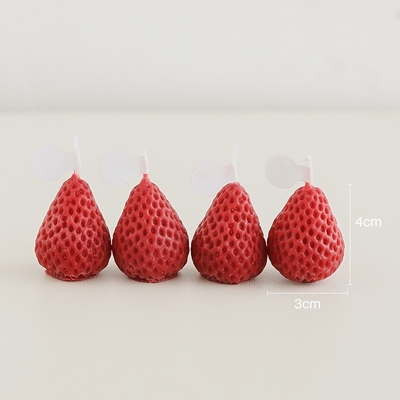 Rote rosa Erdbeeren Sojabohnenöl-, daswachs Kerzen-aromatisches Haus schnitzte, rochen Handmad