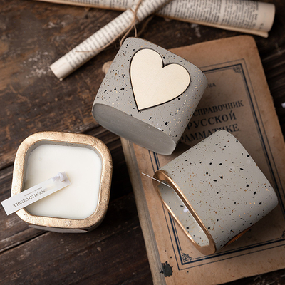 Eigenmarken-großer Zement roch Kerzen-Luxusheirats-Geschenke