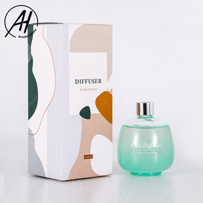 Kühler Sommer-Blasen-Glasflaschen-Splitter-Deckel-Faser-Stock Reed Diffuser Essential Oil Sets