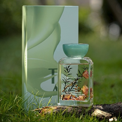 Harz-Deckel des ätherischen Öls 140ml stellte Taschen-neuen Duft Reed Diffuser With Rose Flower ein