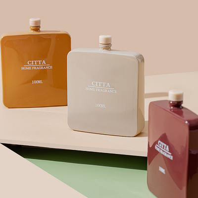 Luft, die Hauptparfüm-Duft-Öl-Stock-Glas Reed Diffuser Black frisch wird