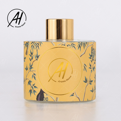 Aufkleber-nordische Art-Fireless Glasgefäß roch Kerzen Reed Diffuser Set With Box