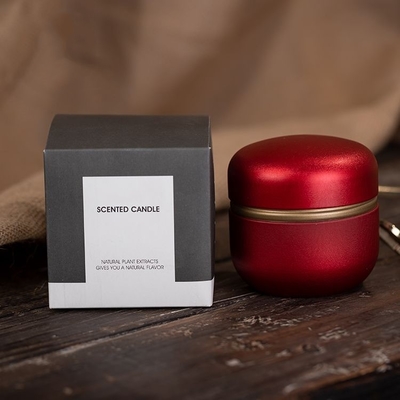 Hochzeits-Werbegeschenk-Trockenblume-Duft Tin Scented Candle Handmade
