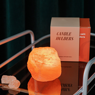 Crystal Stone Ornaments Rock Lamp stellte 4 Tealight die Kerzen-Halter ein