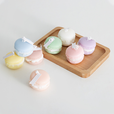 Eigenmarken-Frucht-Aroma-Mini Soy Wax Macaron Handmade-Kerze für Badezimmer