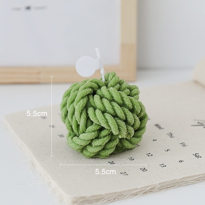 Handgemachte Aromatherapie-formte kleiner Woolen Kerzen-Garn-Ball Stelle Diy Art Candles