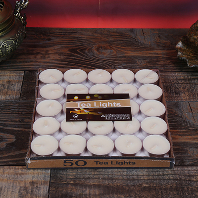 Aromatherapie-Herz formte rauchloses Tealight-Sojabohnenöl-Wachs roch Kerzen 50 PC