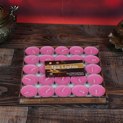 Aromatherapie-Herz formte rauchloses Tealight-Sojabohnenöl-Wachs roch Kerzen 50 PC