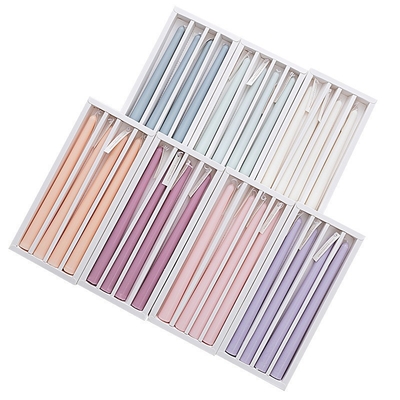 Geschenk-Satz der Säulen-Stock-Paraffin-Sojabohnenöl-Wachs-duftender Verjüngungs-Kerzen-Farbe4pcs