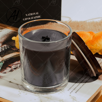 Schwarze Schokolade riecht einzigartige duftende Kerzen mit Deckel und Geschenkbox